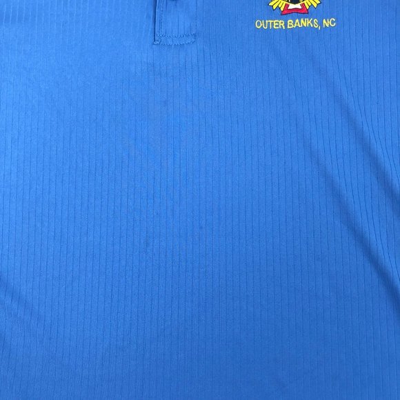 VINTAGE MENS POLO VFW POST 10950 OUTER BANKS NC SIZE M MADE IN USA - Picture 7 of 10